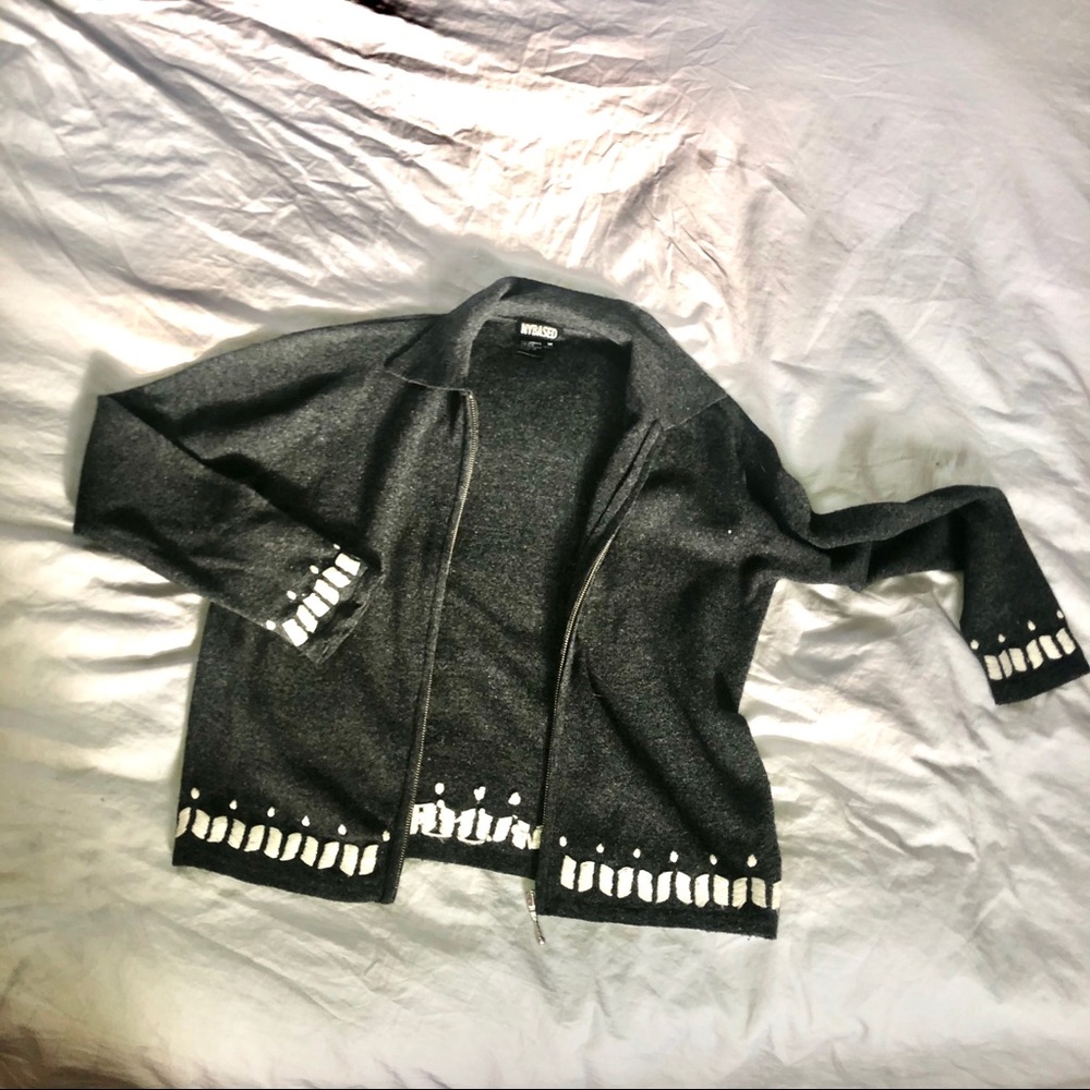 4/$20 Cozy Zipper Wool Cardigan